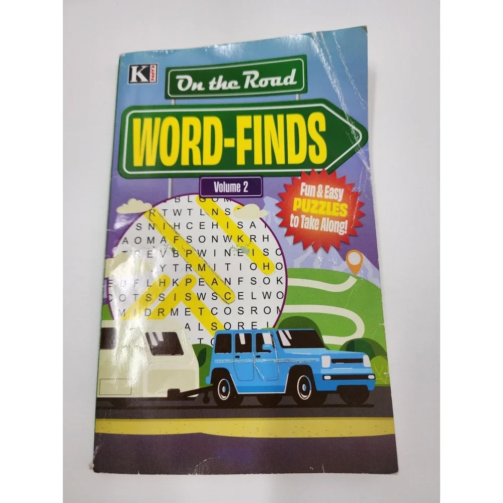 Kappa Books On the Road Word-Finds Volume 2 Travel Puzzle Book Paperback 2024